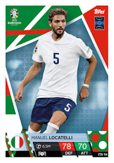 Manuel Locatelli Italy Topps Match Attax EURO 2024 #ITA14